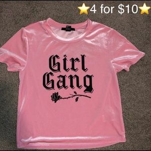 ⭐️4 for $10⭐️Girl Gang Tee Shirt